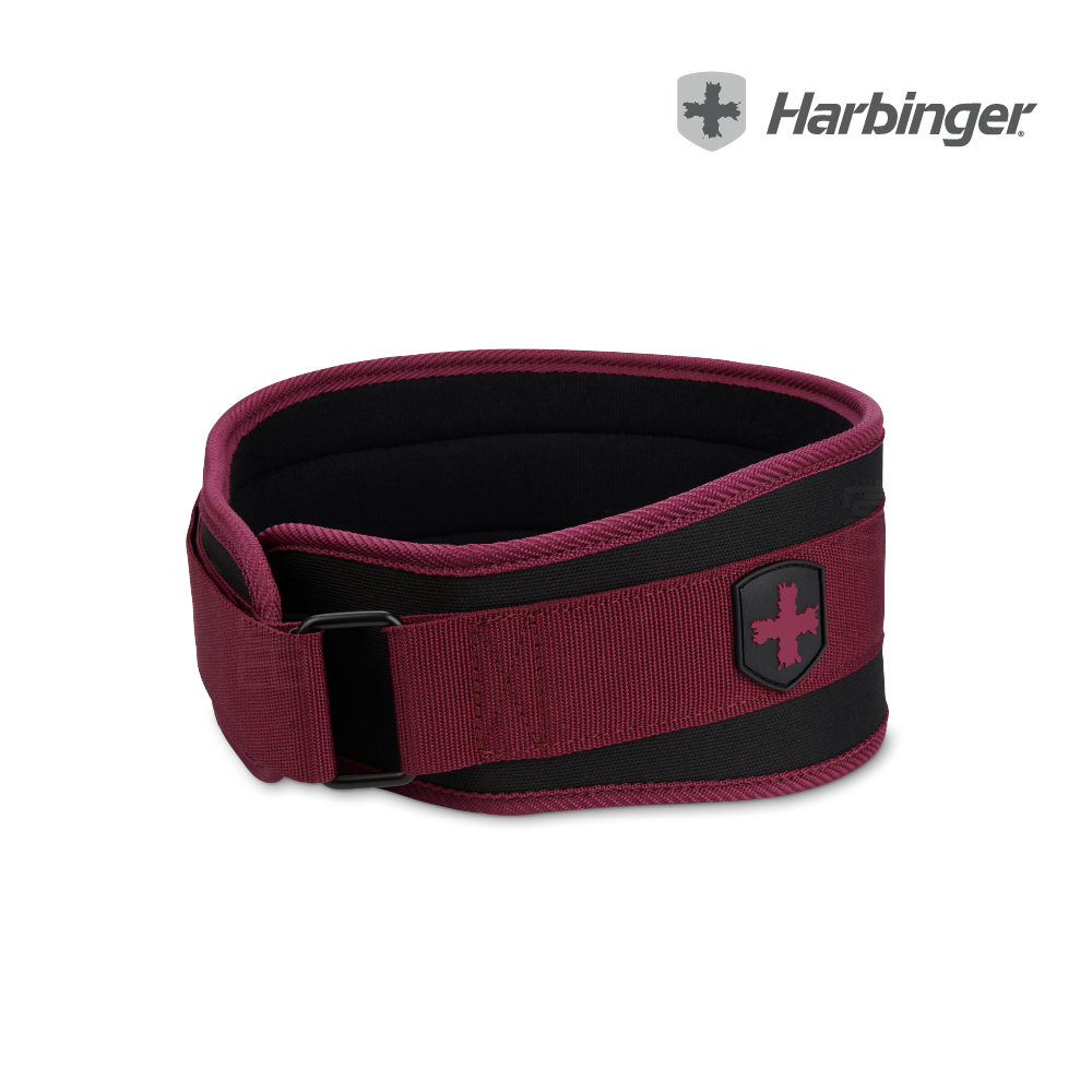 【Harbinger】4.5＂ Foam Core Belt 2.0 專業重訓/健身腰帶-酒紅（總代理公司貨）